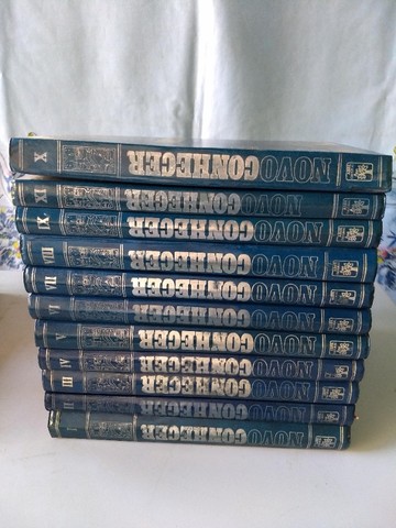 Coleção livros Conhecer - Capa Azul 11 Volumes