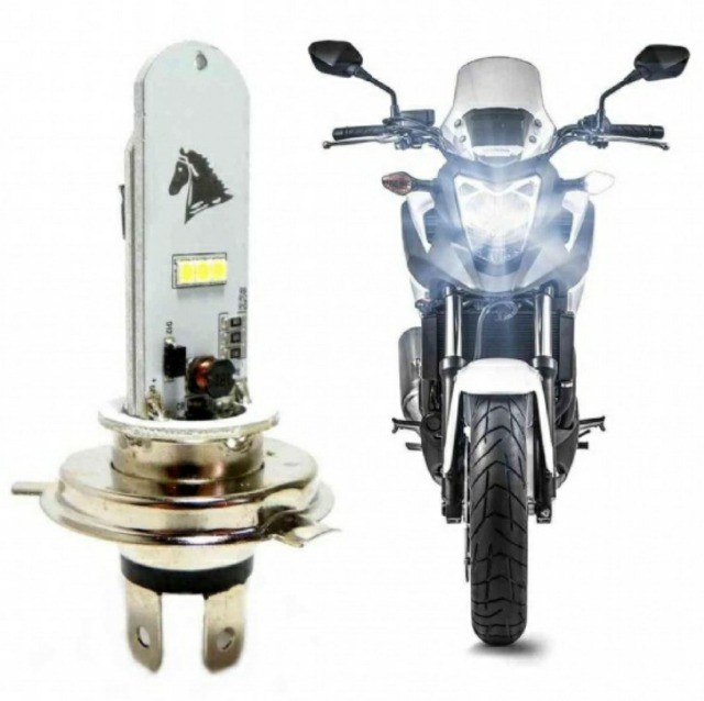 Strobo Lâmpada Strobo Farol Led H4 Moto Super Branca Com Strobo Efeito Xenon - Foto 3