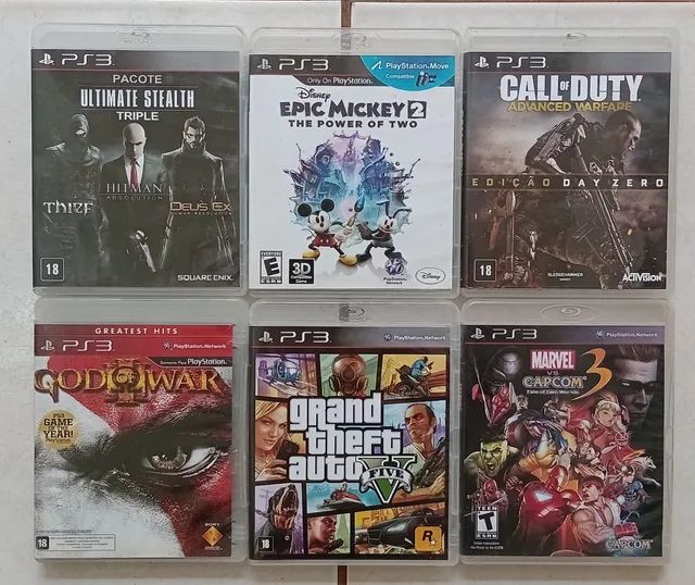 Jogos de Ps3 a partir de R$35 envio pelos correios, infantil