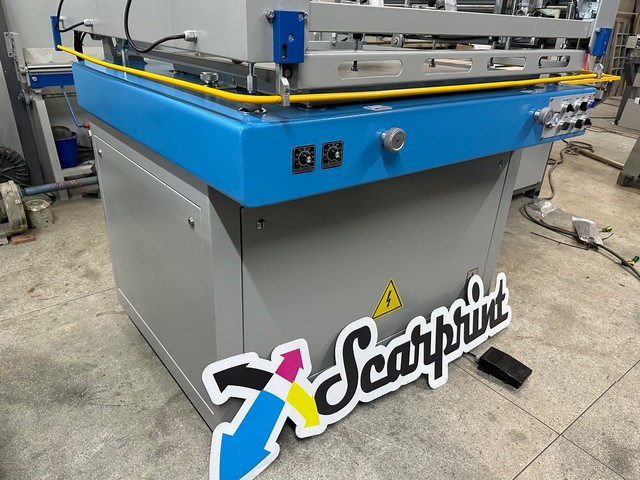 Máquina de estampar sacolas e caixas 