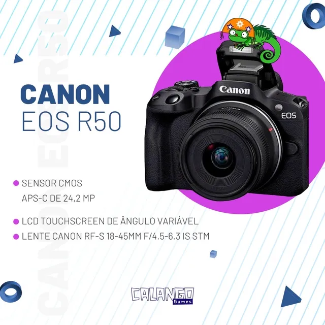 Câmera CANON EOS R10 (corpo) - Loja dos Marios