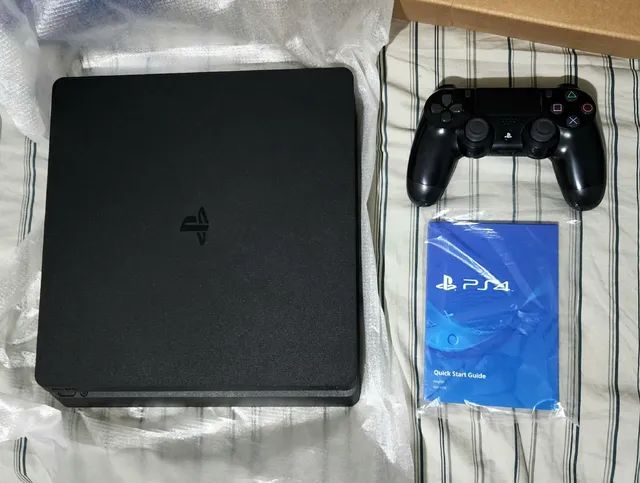 Ps4 Slim 1TB - Playstation 4 + controle - Foto 3