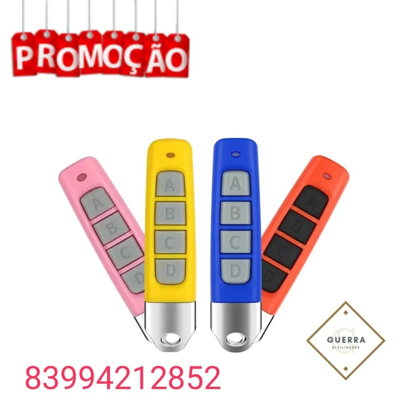 Controle de portão  de garagem  e cerca elétrica 