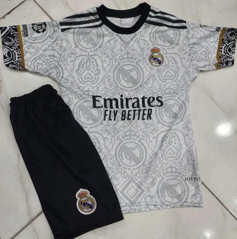 Conjunto time de futebol infantil Real Madrid