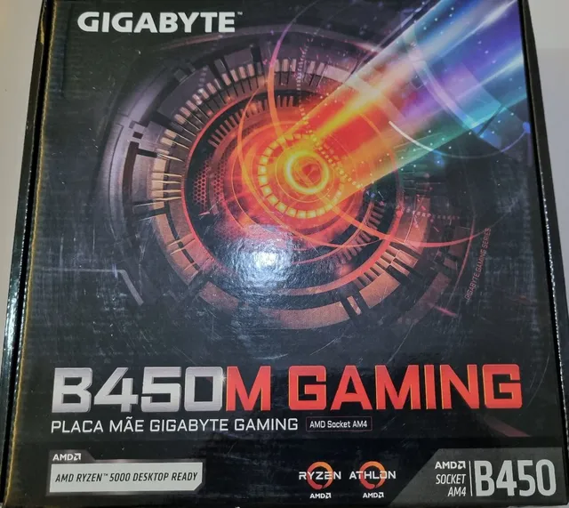 Placa Mae Gigabyte B450M GAMING DDR4 Socket AM4 Chipset AMD B450