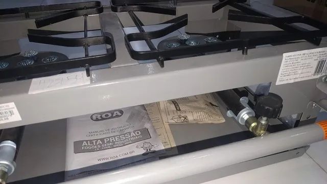 Fogão Ind 0006 2 Bocas Mesa Alta 280x530x800mm 112754 Albasan - Foto 3