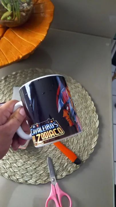 Caneca personalizada cavaleiros do Zodíaco 