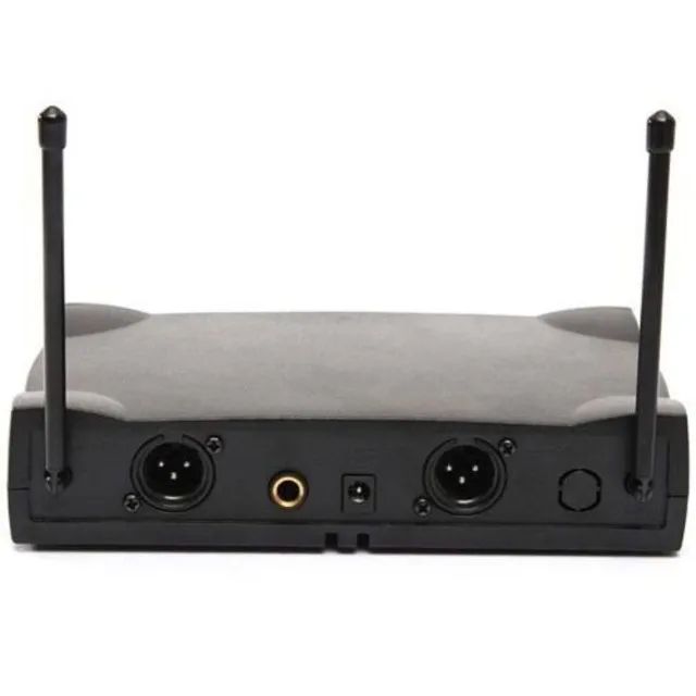 Microfone Profissional Duplo UHF LE-906 Sem Fio - Lelong - Loja Coimbra Computadores - Foto 4