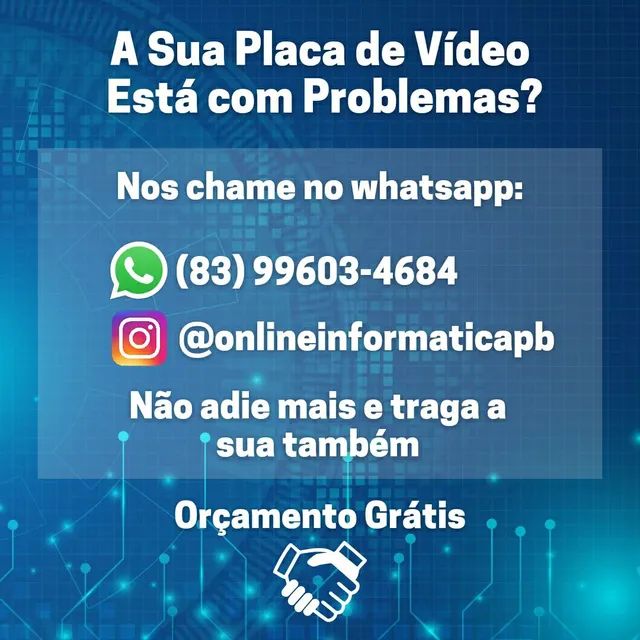 Conserto/Reparo Notebook, Placa de Vídeo e Computador em João Pessoa  - Foto 3