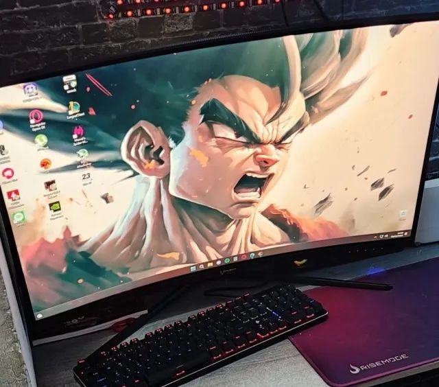 monitor gamer husky gaming hailstorm led 31.5