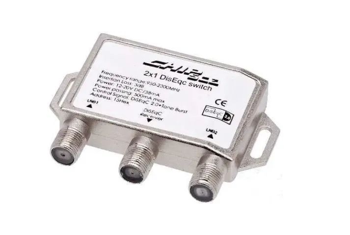 Chave Diseqc 2x1 Universal para Antena banda KU