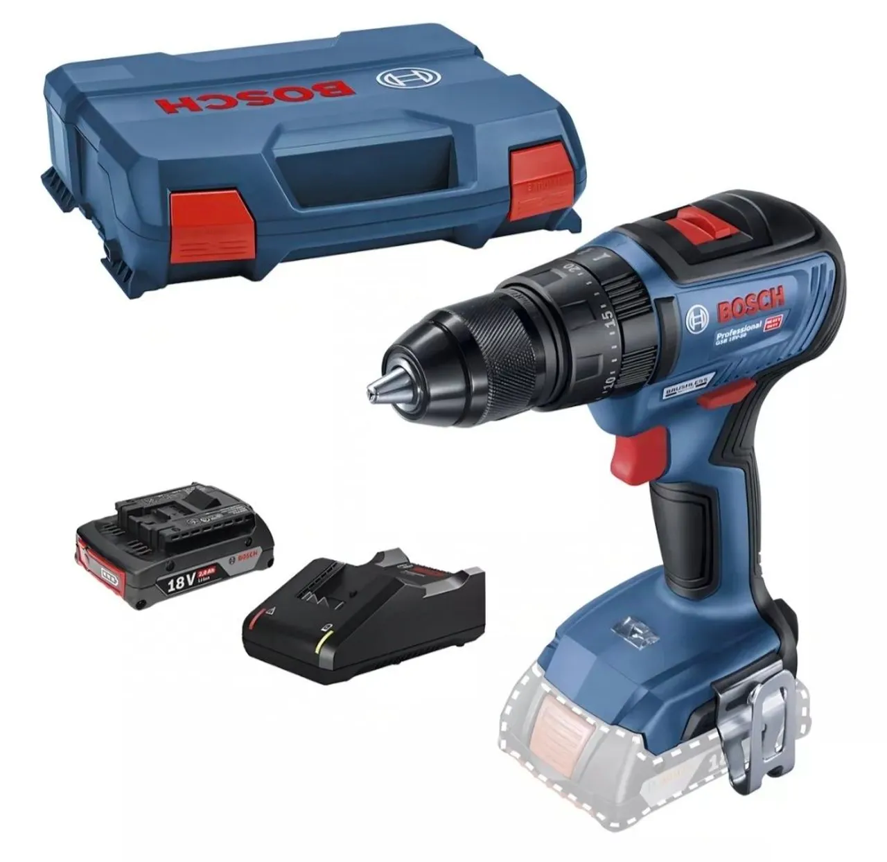 Furadeira/Parafusadeira Bosch GSB 18v-50