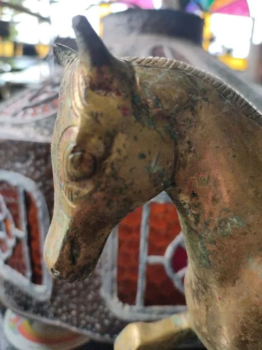 Estátua de cavalo em bronze - Foto 2