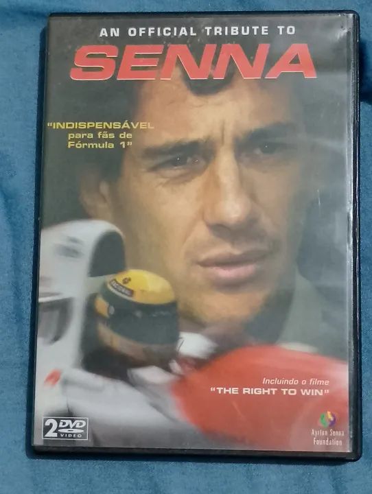 DVD Duplo - An Official Tribute To Senna