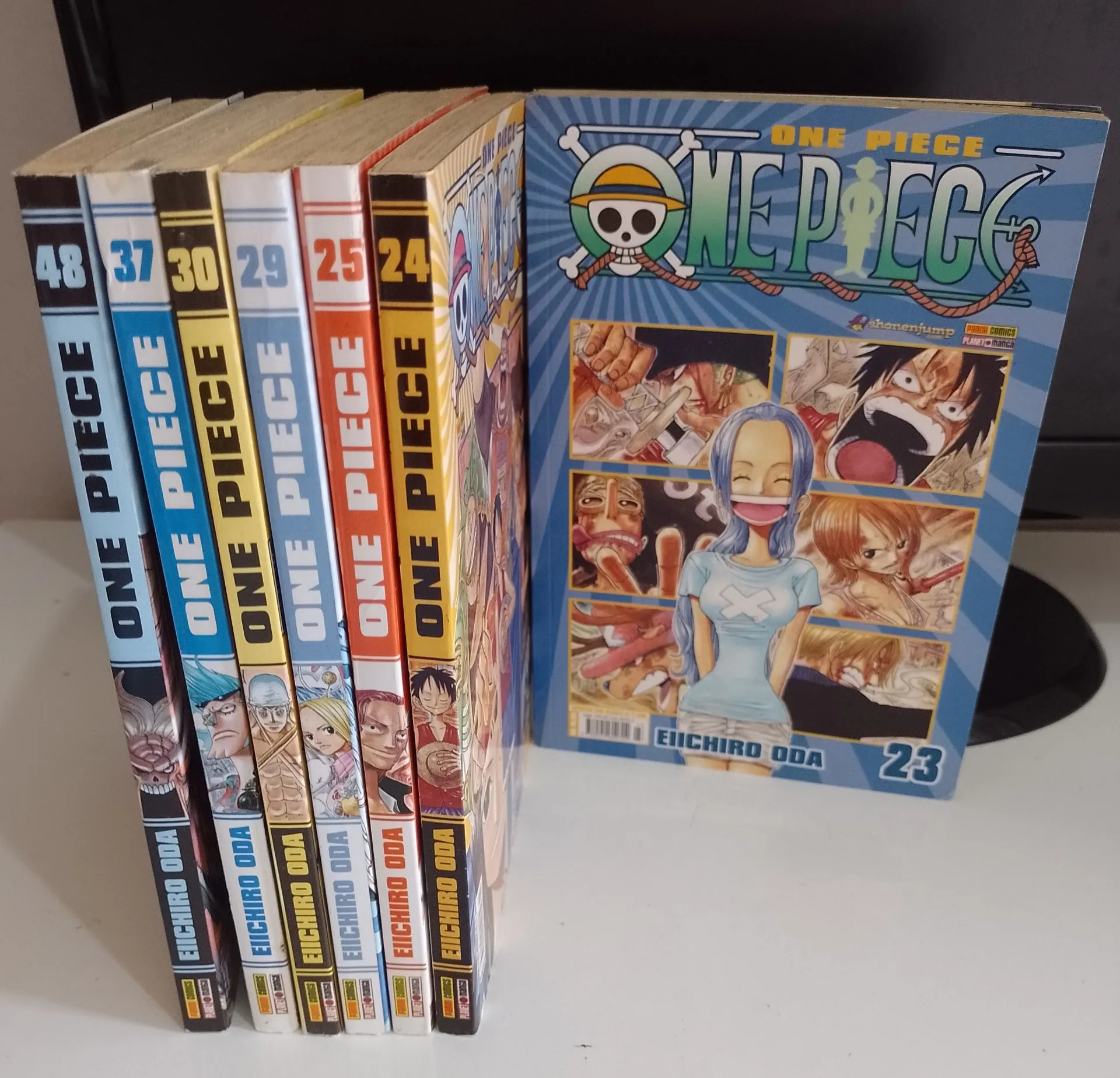 One Piece Mangá Volumes 23, 24, 25, 29, 30 , 37 e 48