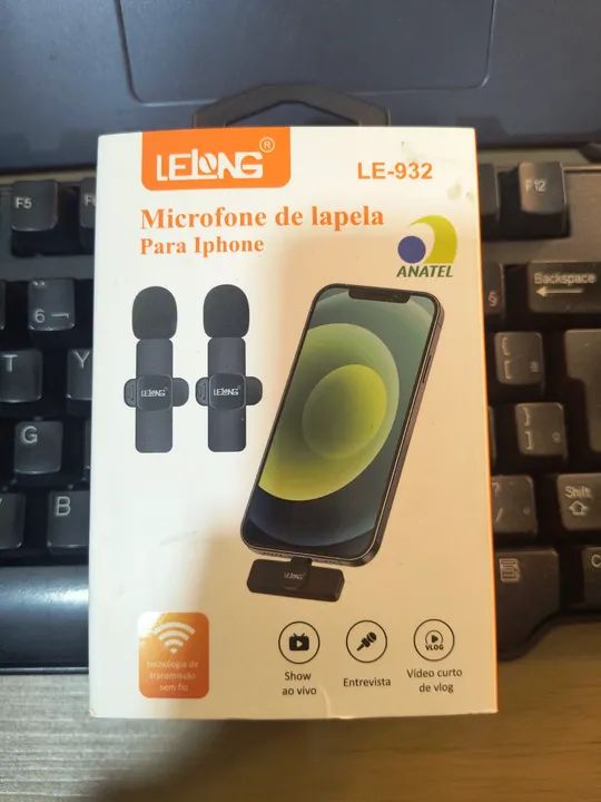 Microfone Lapela para iPhone (aceito trocas) - Foto 5