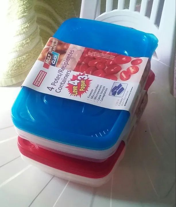 Conjunto de 3 Travessas de aguida com Tampa - Foto 5