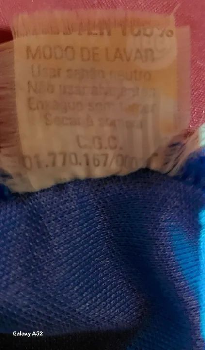 CAMISA DA SELEÇÃO BRASILEIRA BEM ANTIGA;... SEM DETALHES. NOVA. (RONALDO FENÔMENO) - Foto 4