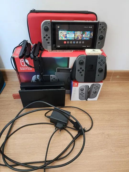 Par Controle Joycon Nintendo Switch Cinza - Foto 2