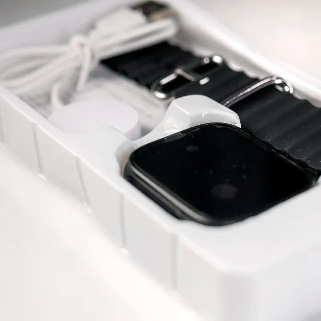Relógio Smartwatch Iwo 8 Ultra Preto NOVO - Foto 4