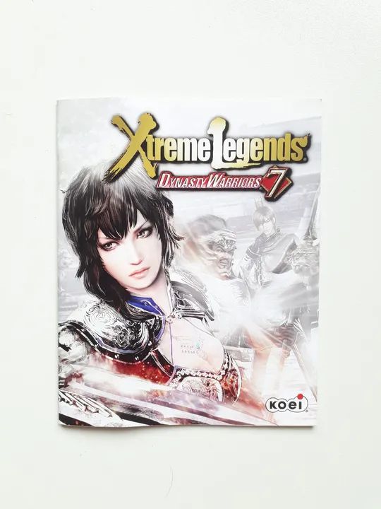 Capa e Manual/Encarte Dynasty Warriors 7 Xtreme Legends de Ps3 - Foto 2