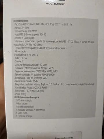 Roteador 1 Antena com entrada para modem. - Foto 3