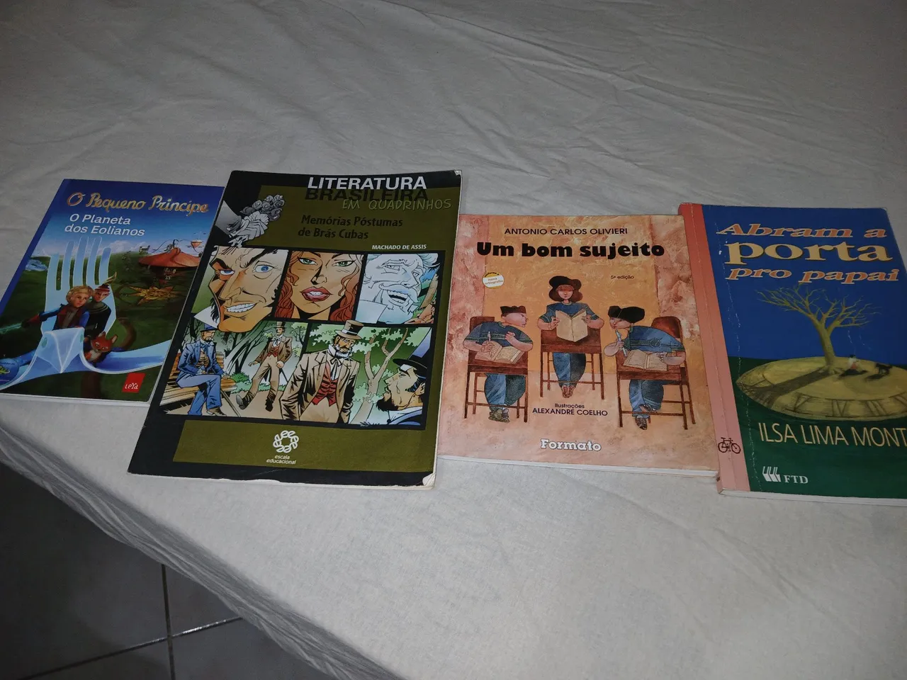 Livros Pequeno Príncipe, Abram a Porta Pro Papai, 1 bom sujeito, Brás Cubas
