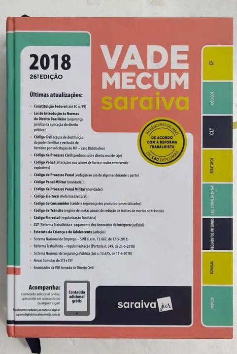 Vade Mecum Saraiva 2018