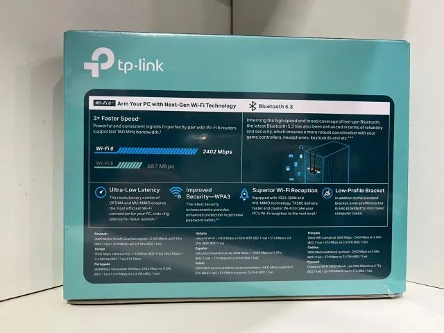 Adaptador PCI EX WI-FI 6 AX3000 Bluetooth 5.0 ARCHER TX50E - TP-LINK -Loja Coimbra Entrega - Foto 5