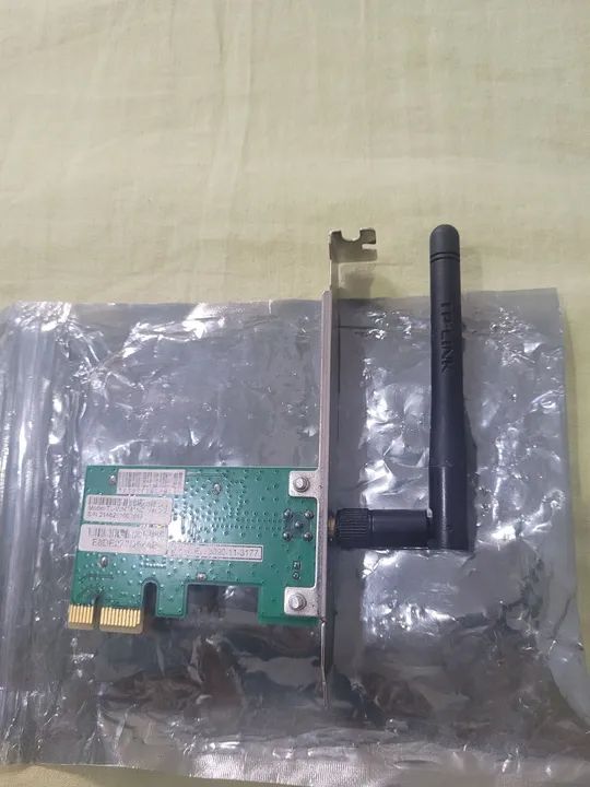 Adaptador de Rede Wi-Fi PCI-e TP-Link TL-WN781ND Wireless N 150mbps Com Antena Externa - Foto 2