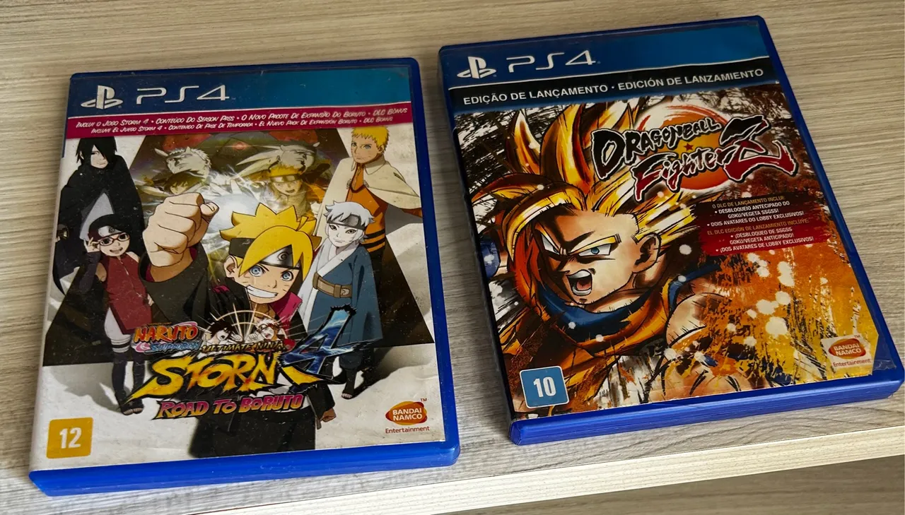 Naruto Storm 4 Road To Boruto + Dragon Ball FighterZ - PS4