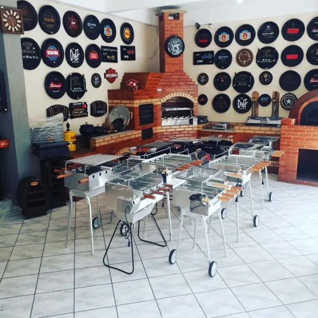 CHURRASQUEIRA ALVENARIA, FOGÃO A LENHA E  FORNO  - Foto 5