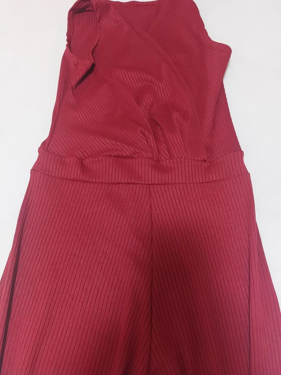 Macacão longo vinho 