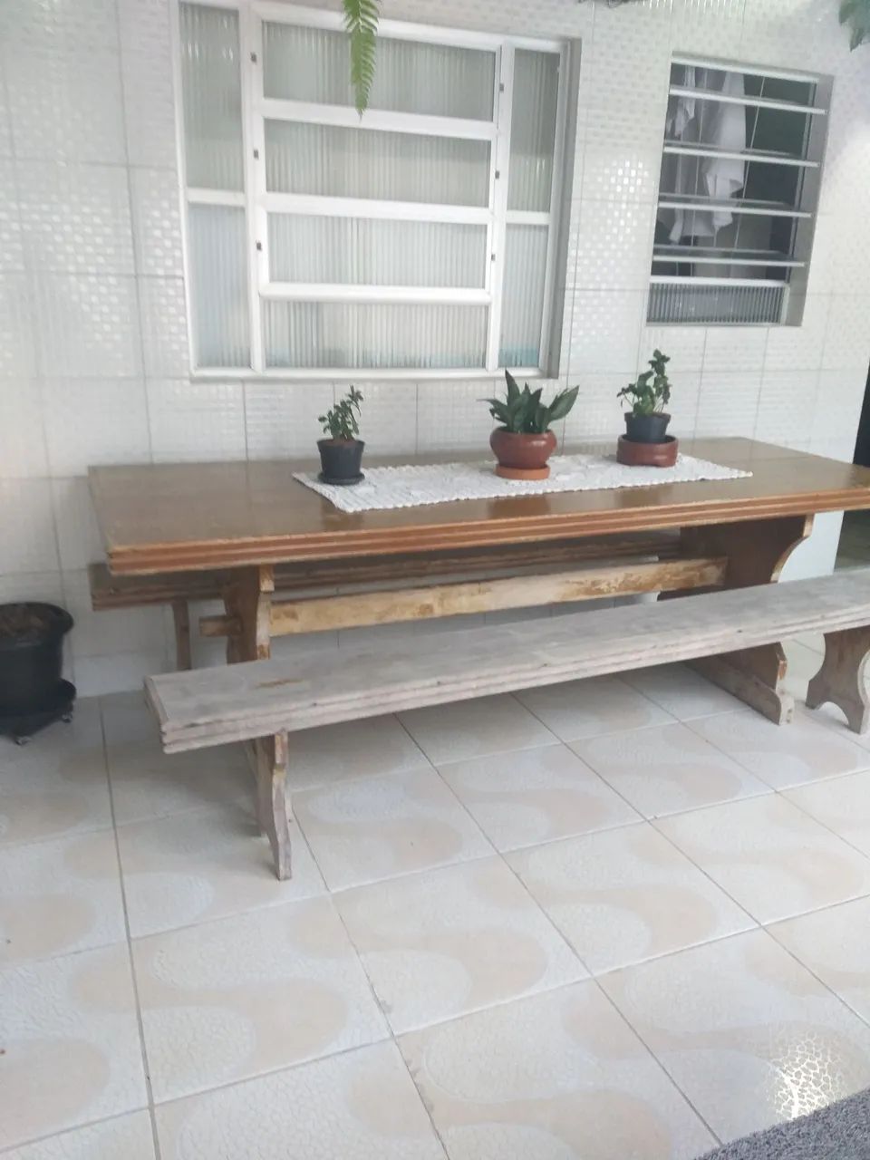Mesa de madeira Angelin 2,80 X 0,90  8