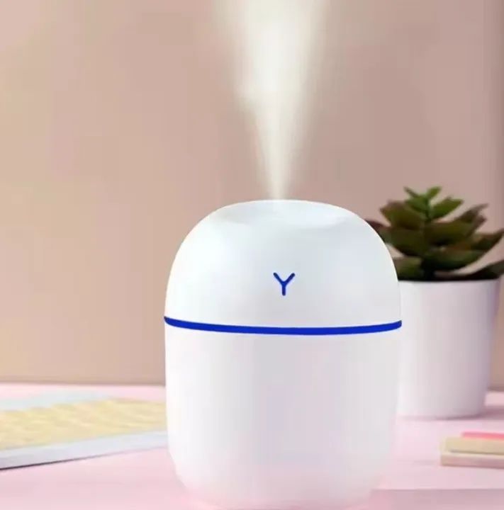 Mini Umidificador De Ar climatizador com led colorido 200ML Para casa Difusor De Aroma USB - Foto 5