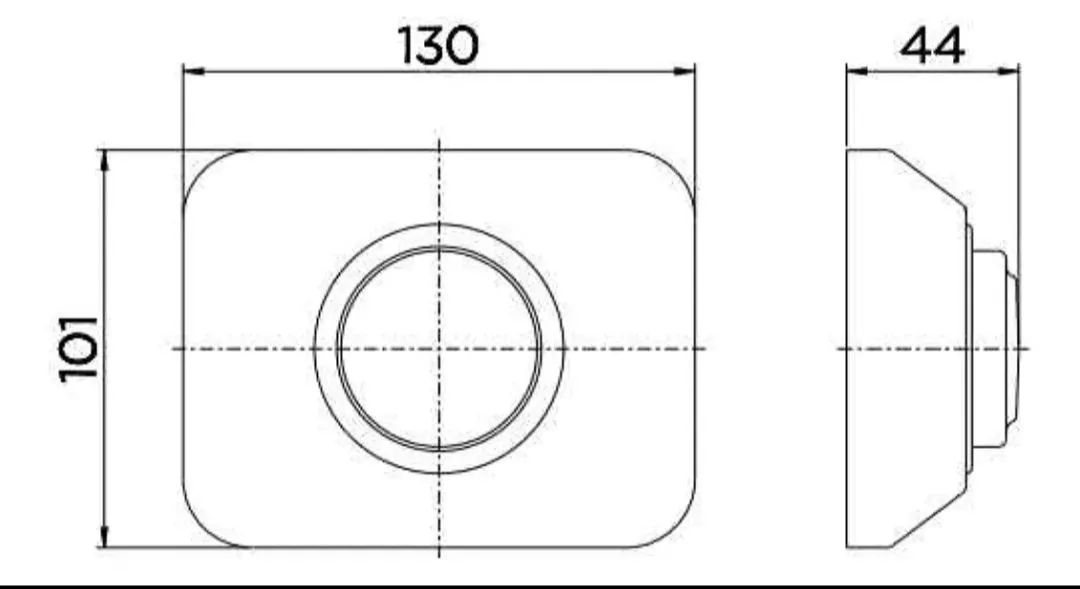 Acabamento de descarga ANTIVANDALISMO Docol  - Foto 3