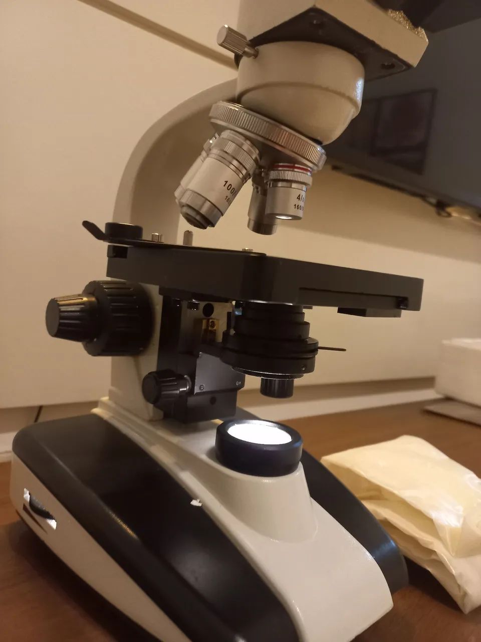 Microscópio Biológico Binocular WF10X - Foto 4