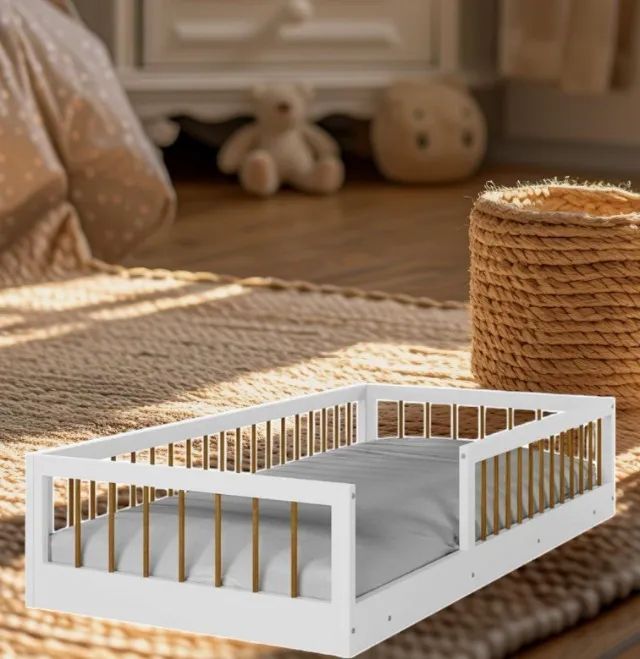 Cama Solteiro Tamanho Padrão Baixa com Grade. Produto Novo Direto de Fábrica P/Sua Casa. - Foto 3