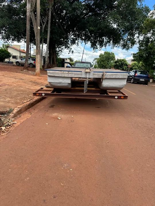Barco, catamarã, carreta reboque - Foto 2