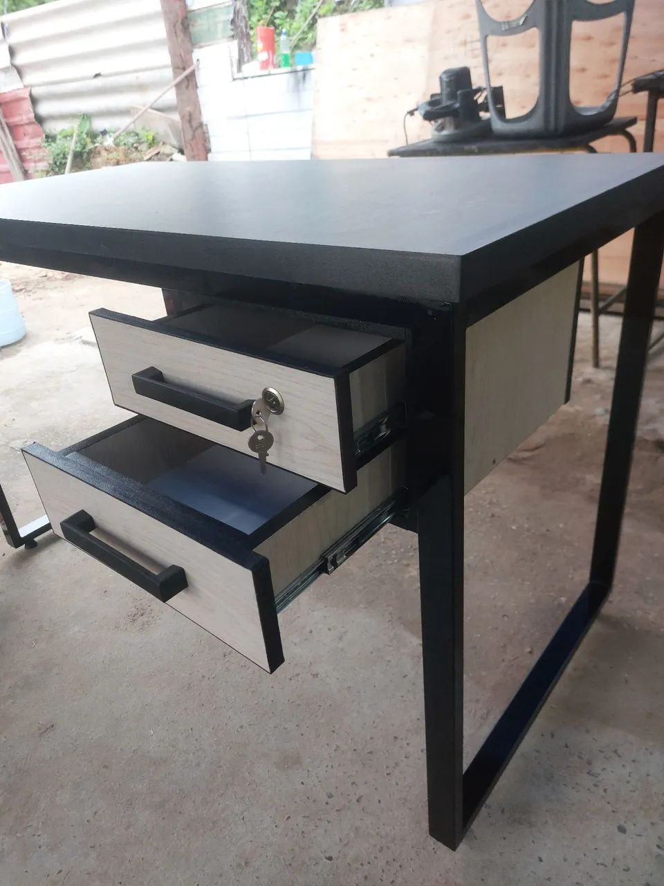 Mesa de Escritório com Design Moderno - Foto 4