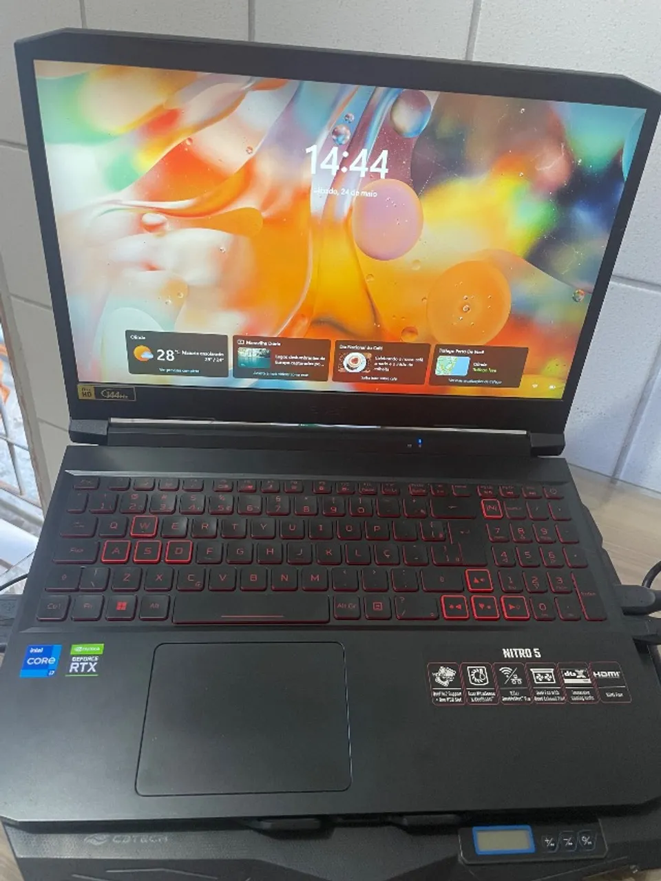 Notebook Gamer Nitro 5 - i7 11 - 32gb de RAM 3200 - SSD 1TB - RTX3050 4GB