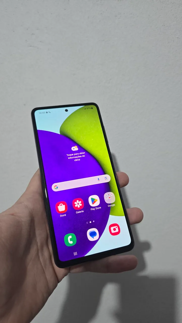 Samsung A52 Preto 128GB Usado - Com Película e Ótimo Estado!