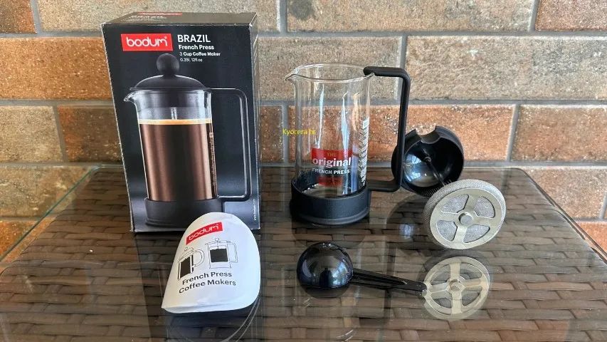 Prensa Francesa para café Bodum Brazil 350ml Importado original novo - Foto 4