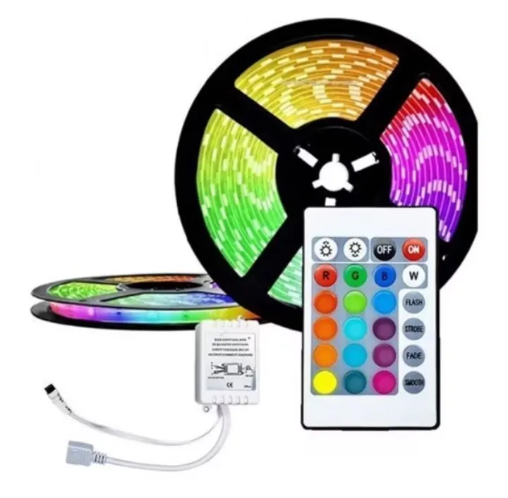 Fita LED RGB com Controle Remoto 5 Metros