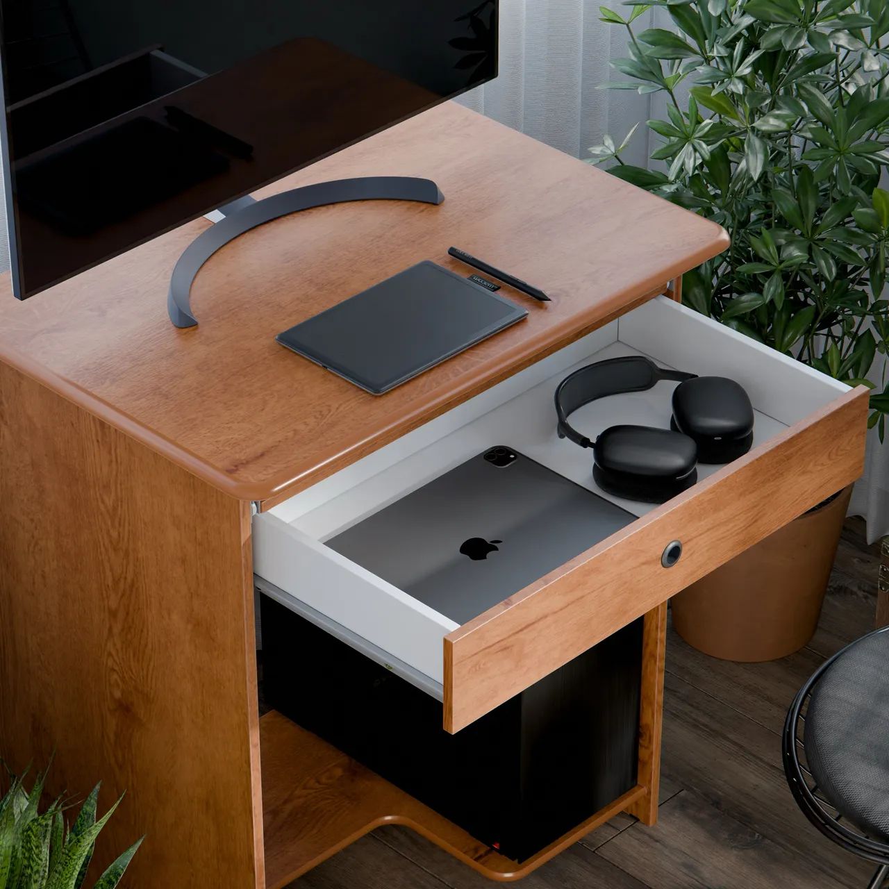 Mesa de Computador com Gaveta Novo - Foto 2