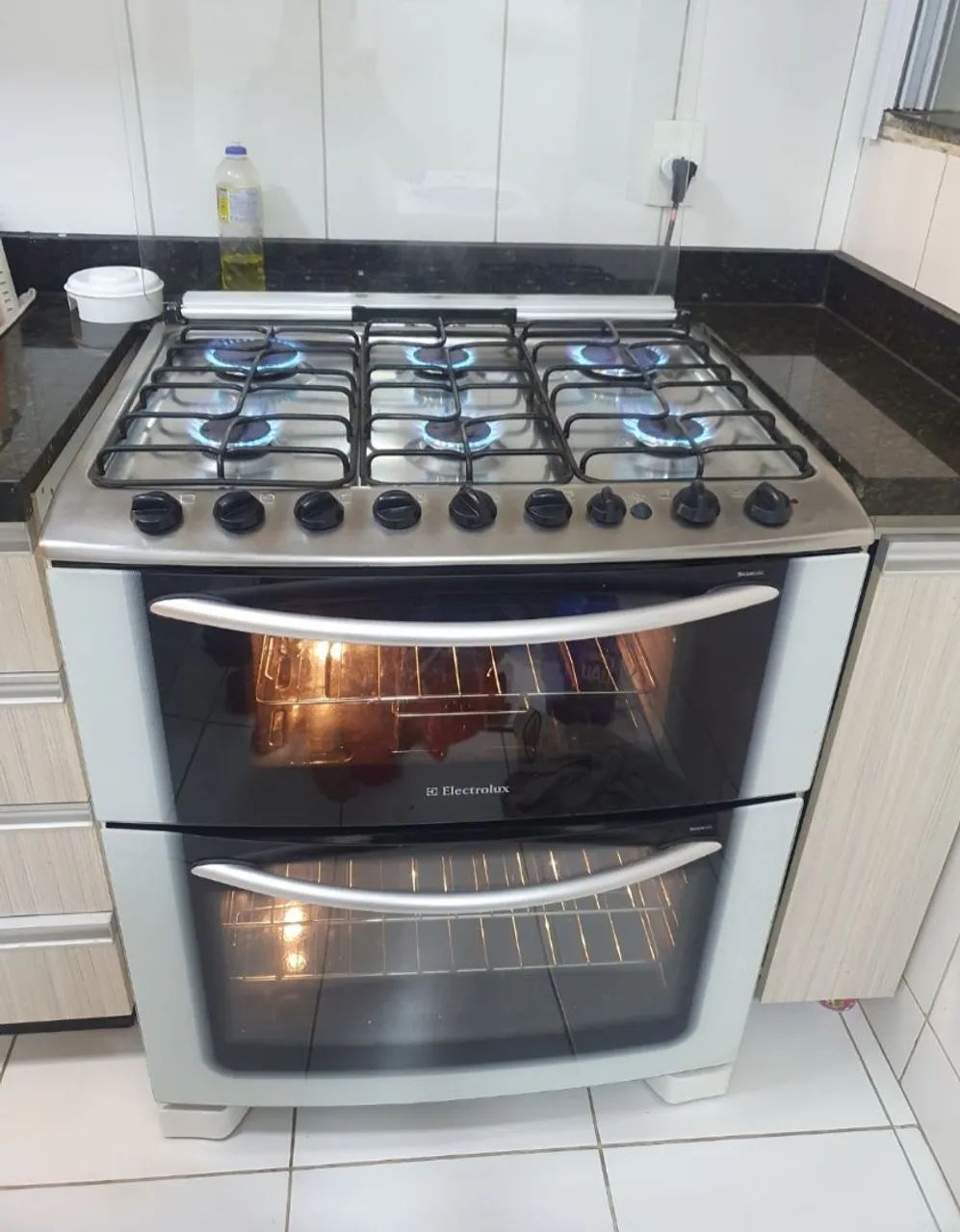 Fogão 6 Bocas com 2 Fornos Electrolux