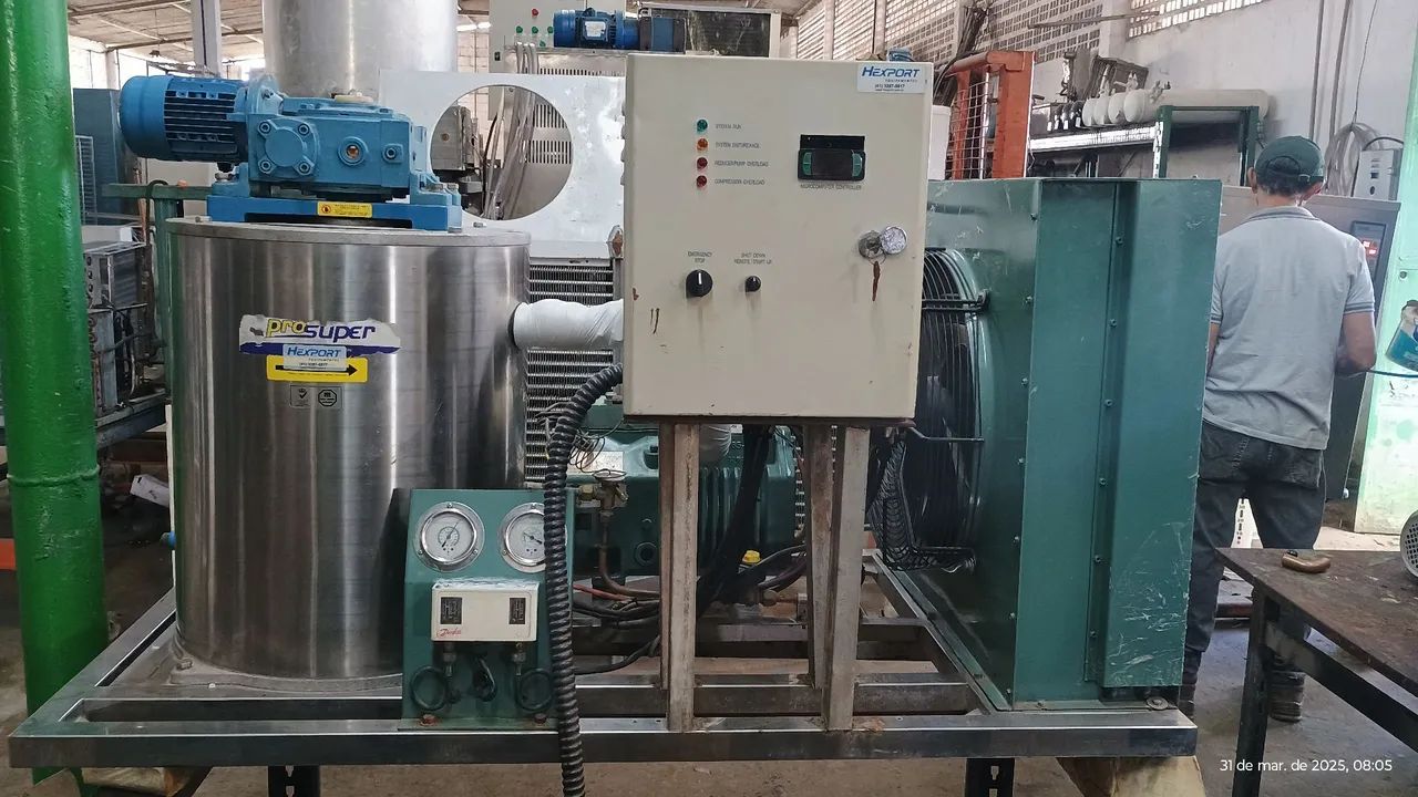 Máquina de fazer gelo para fabricação de pães e pescados - Foto 2