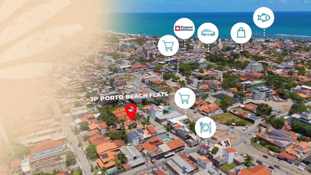 FANTASTICO APARTAMENTO COM QUARTO SEPARADO EM PORTO GALINHAS - PERNAMBUCO - Foto 4