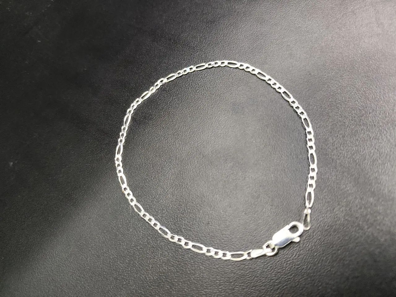 Pulseira Masculina Prata 925 - Corrente Curb - Foto 4