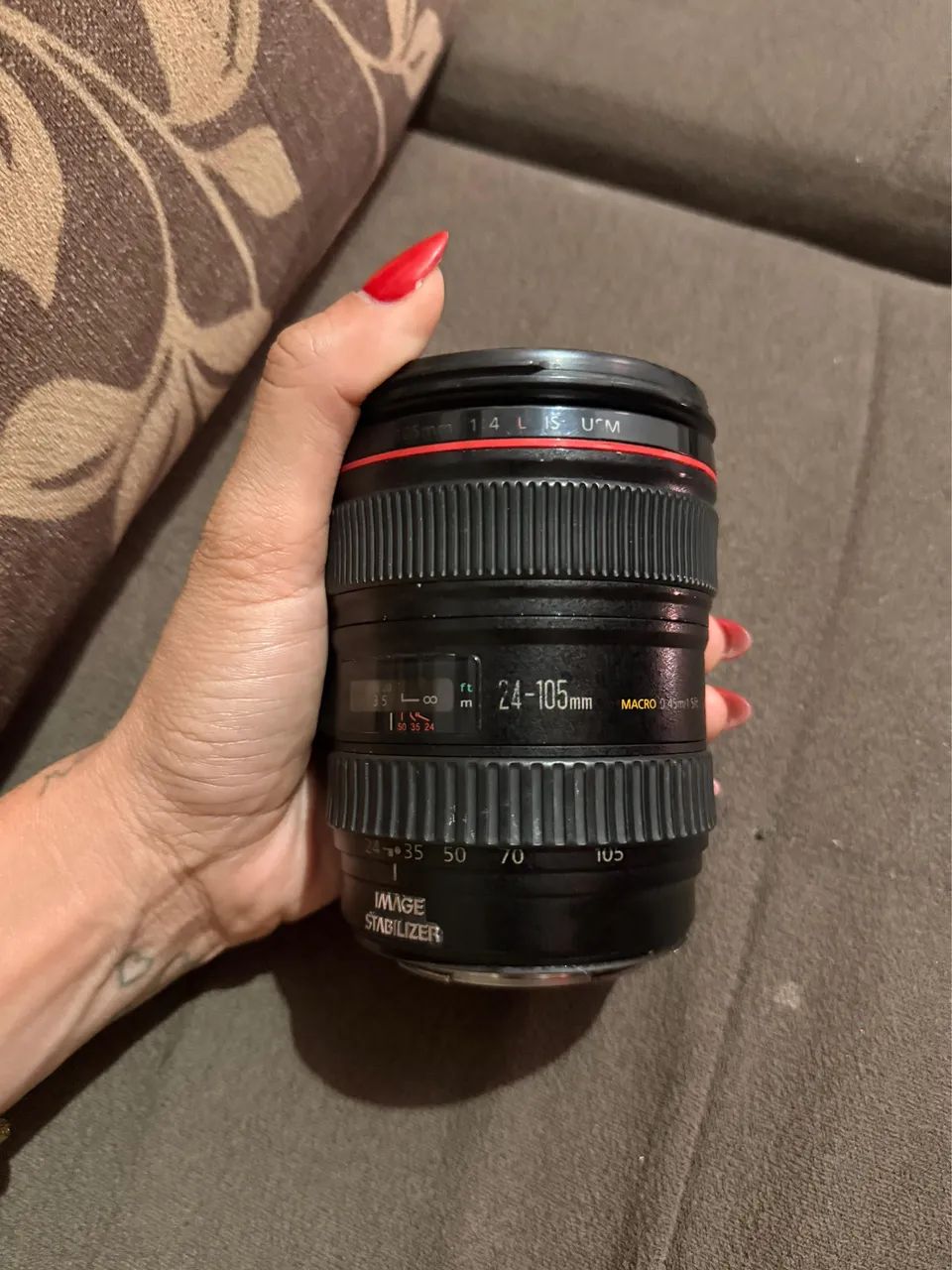 Lente cânon 24-105mm  - Foto 4